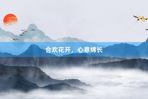 合欢花开，心意绵长